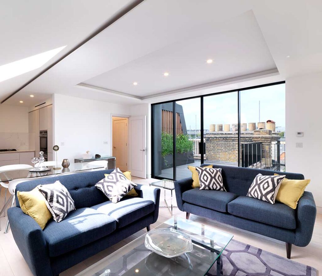 New Penthouse Extension over Four Buildings